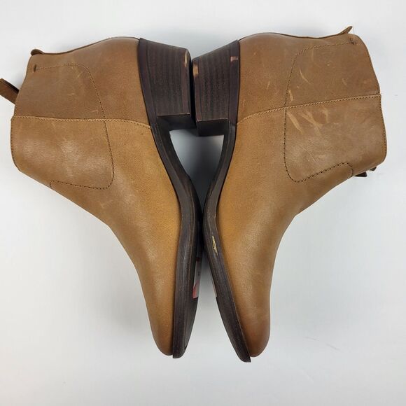 Lucky Brand Block Boots for Women | eBay Lucky Brand Blandre Brown Leather Ankle Boot Size 7.5M